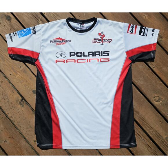 Walker Evans Polaris Racing Shirt Jersey Crewneck G2Gemini Mens XL Stud Boy USA - Picture 1 of 6